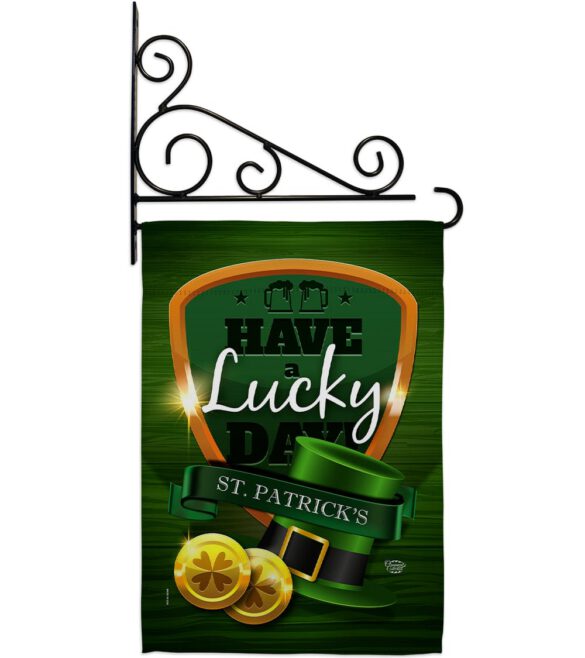 Have A Lucky Day - St Patrick Spring Vertical Impressions Decorative Flags HG192157 Made In USA - Image 11