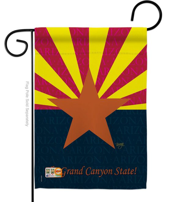 Arizona - States Americana Vertical Impressions Decorative Flags HG108079 Made In USA - Image 2