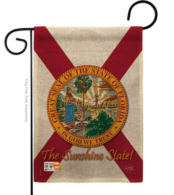 Florida - States Americana Vertical Impressions Decorative Flags HG108082 Made In USA - Image 8