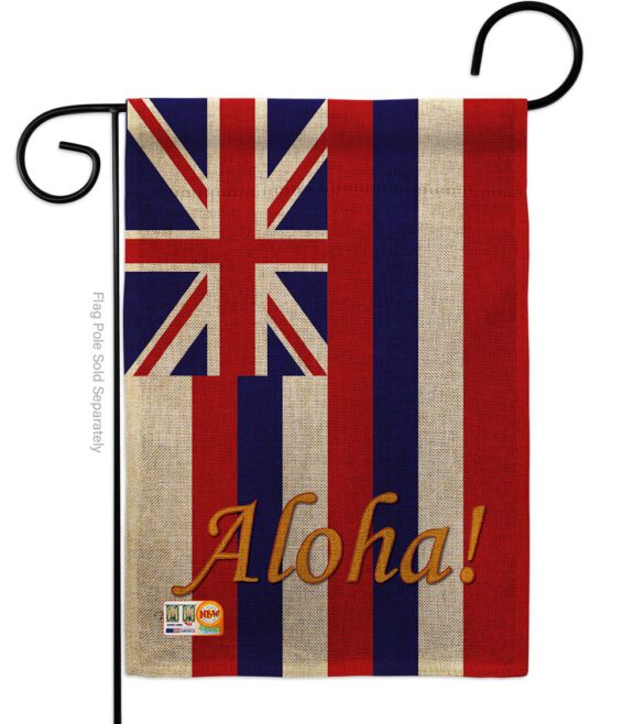 Hawaii - States Americana Vertical Impressions Decorative Flags HG108121 Made In USA - Image 8