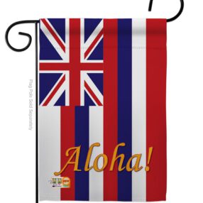 Hawaii - States Americana Vertical Impressions Decorative Flags HG108121 Made In USA