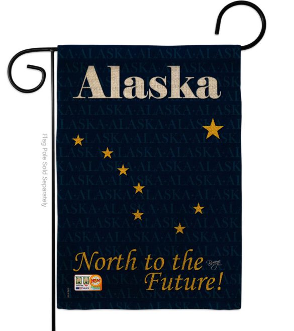 Alaska - States Americana Vertical Impressions Decorative Flags HG108135 Made In USA - Image 9