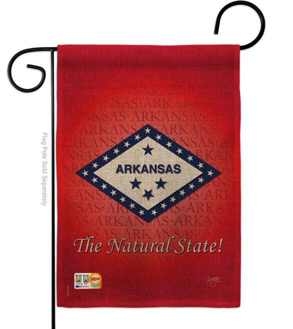 Arkansas - States Americana Vertical Impressions Decorative Flags HG108137 Made In USA - Image 9