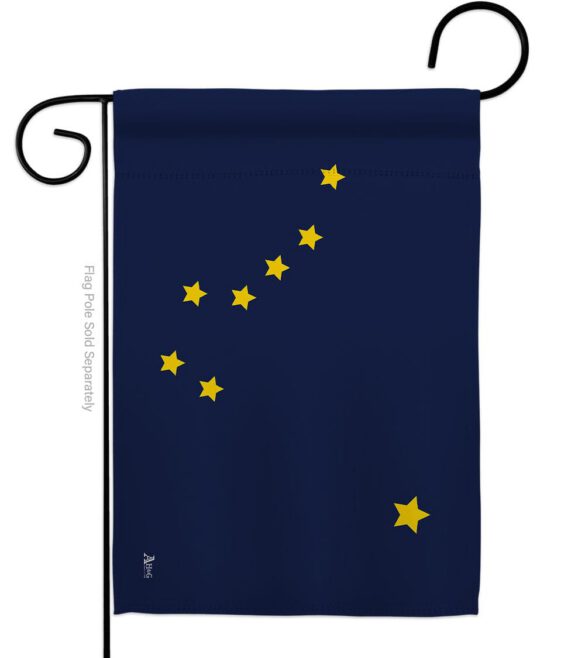 Alaska - States Americana Vertical Impressions Decorative Flags HG140502 Made In USA - Image 2