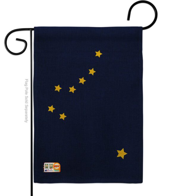 Alaska - States Americana Vertical Impressions Decorative Flags HG140502 Made In USA - Image 9