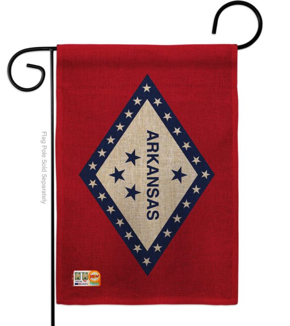 Arkansas - States Americana Vertical Impressions Decorative Flags HG140504 Made In USA - Image 9