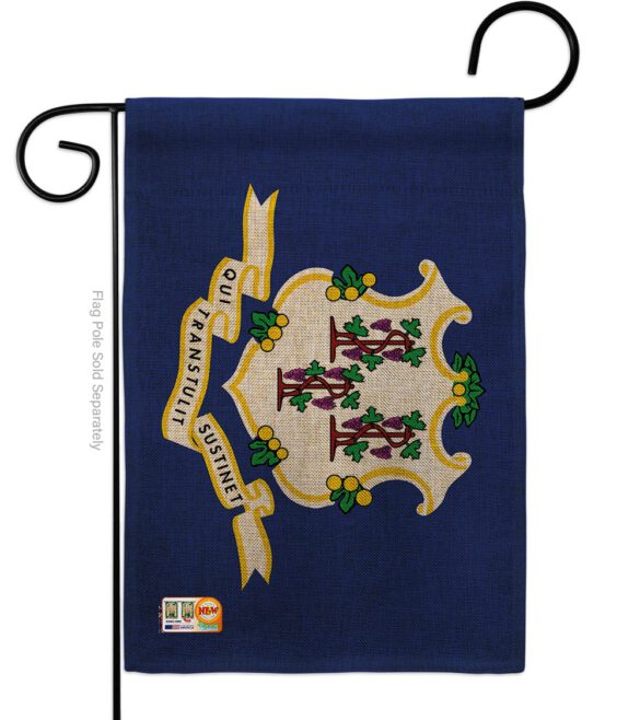 Connecticut - States Americana Vertical Impressions Decorative Flags HG140507 Made In USA - Image 8