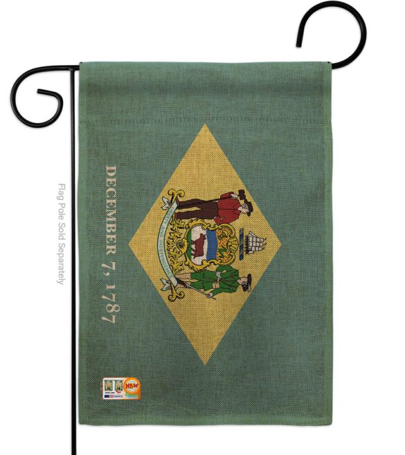 Delaware - States Americana Vertical Impressions Decorative Flags HG140508 Made In USA - Image 8