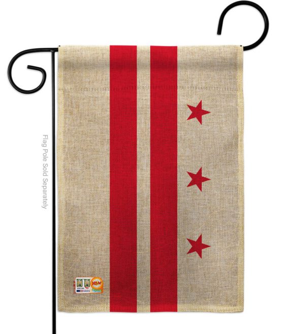 District of Columbia - States Americana Vertical Impressions Decorative Flags HG140509 Made In USA - Image 8