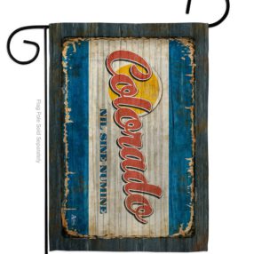 Colorado Vintage - States Americana Vertical Impressions Decorative Flags HG140950 Made In USA