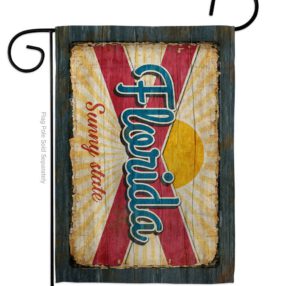 Florida Vintage - States Americana Vertical Impressions Decorative Flags HG140954 Made In USA