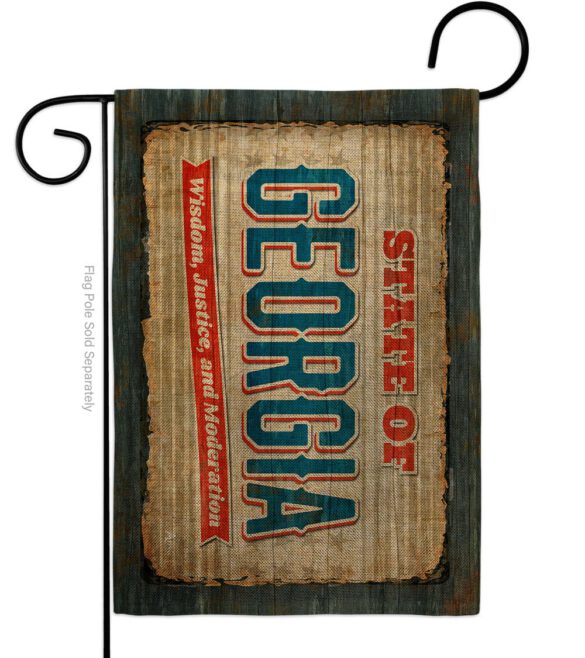 Georgia Vintage - States Americana Vertical Impressions Decorative Flags HG140955 Made In USA - Image 11