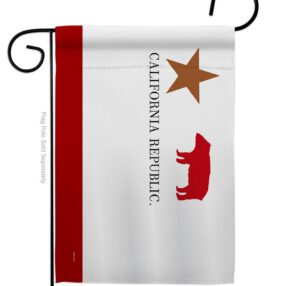First Bear Flag - States Americana Impressions Decorative Flags HG141190 Made In USA