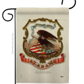 Coat of arms of Alabama - States Americana Vertical Impressions Decorative Flags HG141208 Made In USA