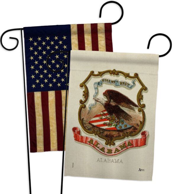 Coat of arms of Alabama - States Americana Vertical Impressions Decorative Flags HG141208 Made In USA - Image 7