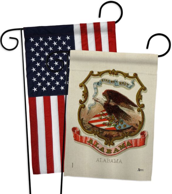 Coat of arms of Alabama - States Americana Vertical Impressions Decorative Flags HG141208 Made In USA - Image 9