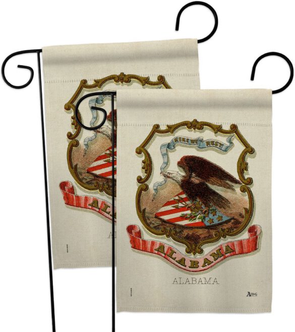 Coat of arms of Alabama - States Americana Vertical Impressions Decorative Flags HG141208 Made In USA - Image 11