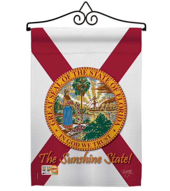 Florida - States Americana Vertical Impressions Decorative Flags HG108082 Made In USA - Image 7