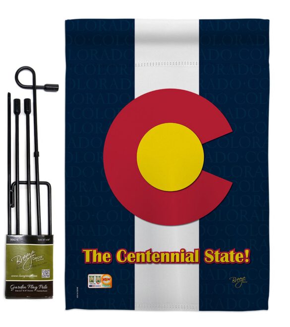 Colorado - States Americana Vertical Impressions Decorative Flags HG108104 Made In USA - Image 4