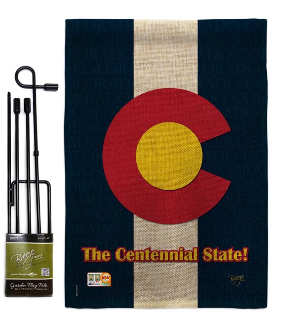Colorado - States Americana Vertical Impressions Decorative Flags HG108104 Made In USA - Image 9