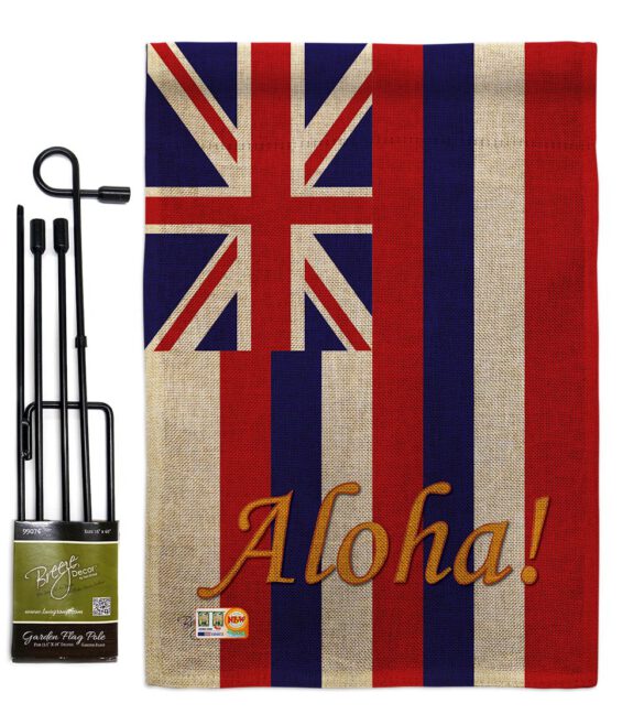 Hawaii - States Americana Vertical Impressions Decorative Flags HG108121 Made In USA - Image 9