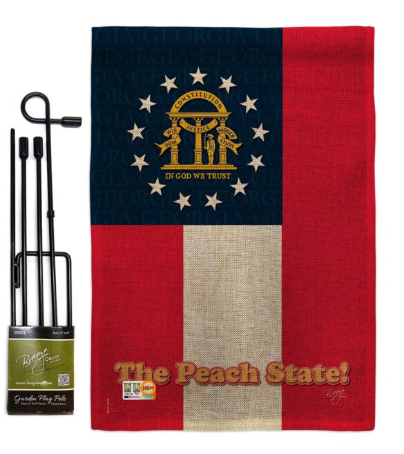 Georgia - States Americana Vertical Impressions Decorative Flags HG108136 Made In USA - Image 9