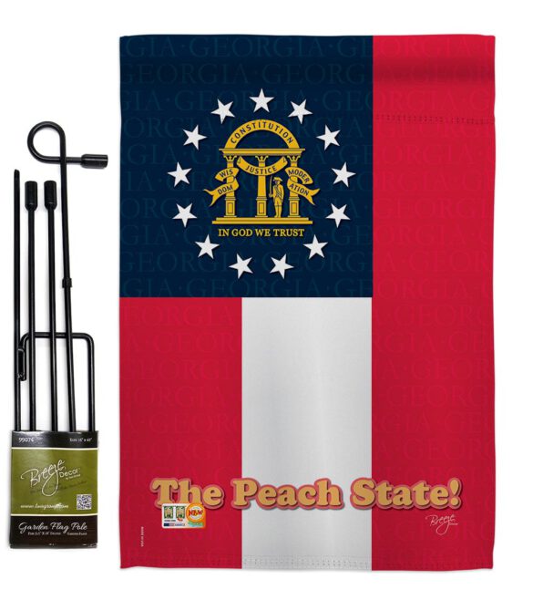 Georgia - States Americana Vertical Impressions Decorative Flags HG108136 Made In USA - Image 4