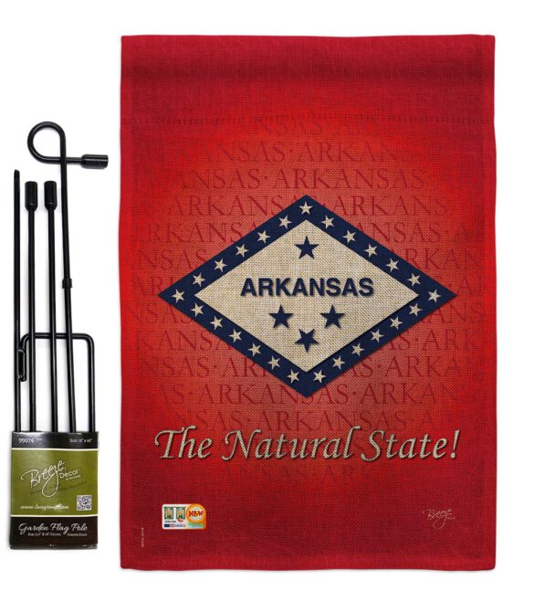 Arkansas - States Americana Vertical Impressions Decorative Flags HG108137 Made In USA - Image 10