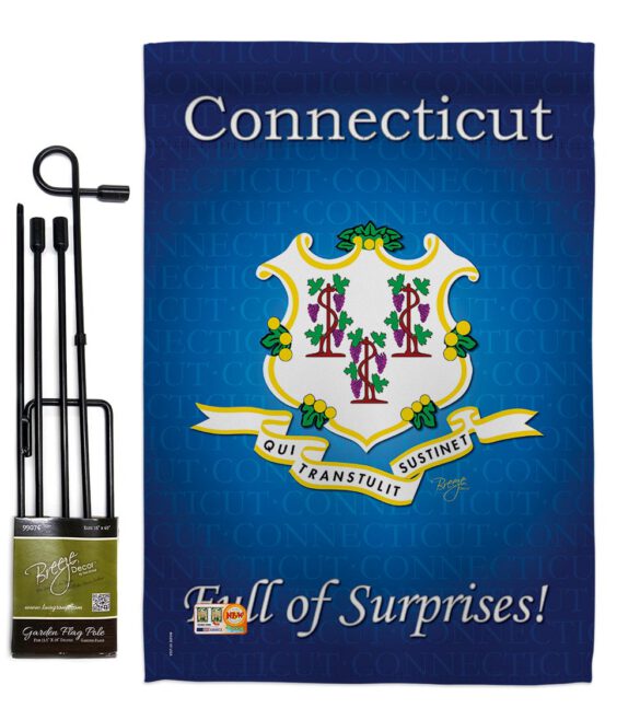 Connecticut - States Americana Vertical Impressions Decorative Flags HG108138 Made In USA - Image 4