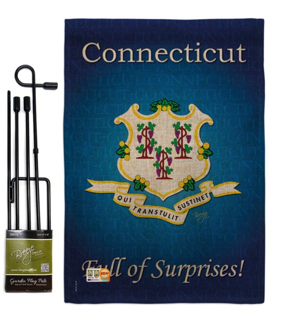 Connecticut - States Americana Vertical Impressions Decorative Flags HG108138 Made In USA - Image 9