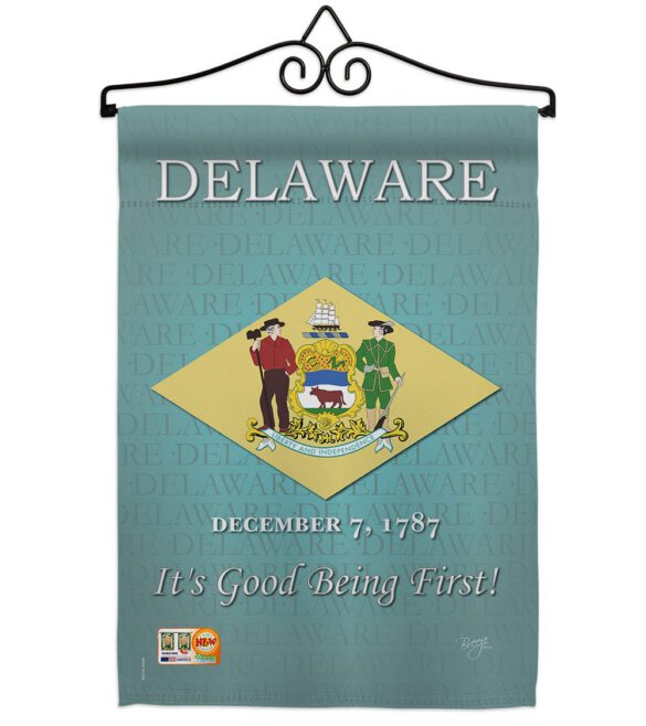Delaware - States Americana Vertical Impressions Decorative Flags HG108139 Made In USA - Image 7