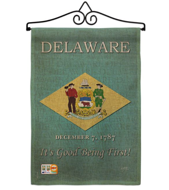 Delaware - States Americana Vertical Impressions Decorative Flags HG108139 Made In USA - Image 10
