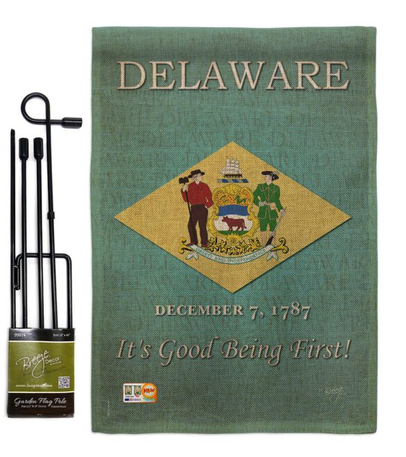 Delaware - States Americana Vertical Impressions Decorative Flags HG108139 Made In USA - Image 9