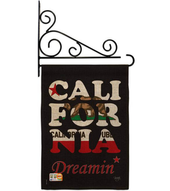 California Dreamin* - States Americana Vertical Impressions Decorative Flags HG108176 Made In USA - Image 12