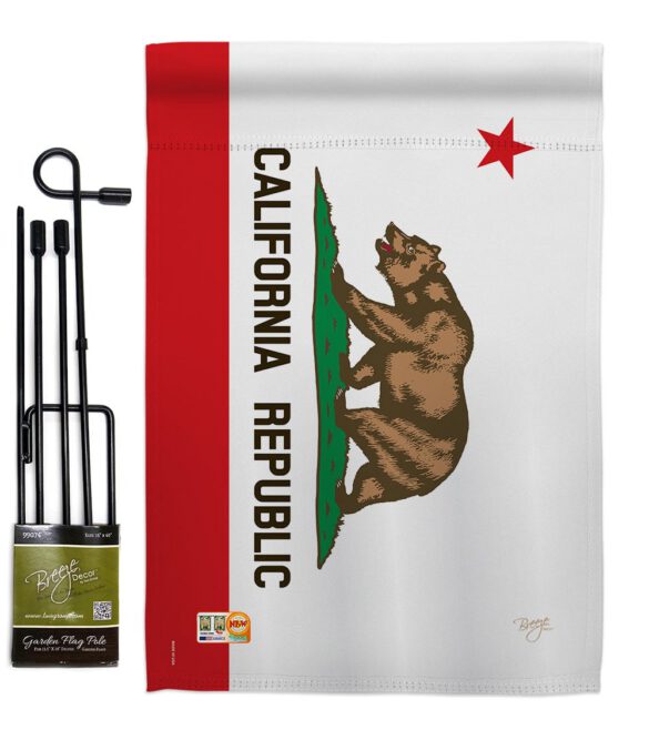 California State - States Americana Vertical Impressions Decorative Flags HG108229 Made In USA - Image 4