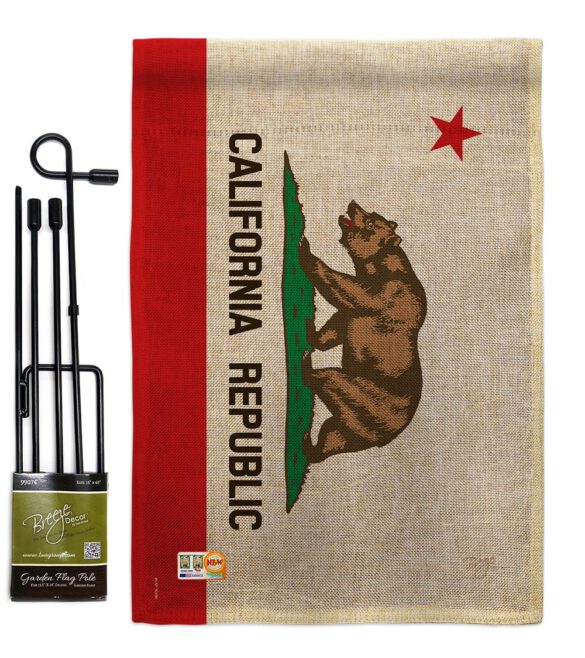 California State - States Americana Vertical Impressions Decorative Flags HG108229 Made In USA - Image 9