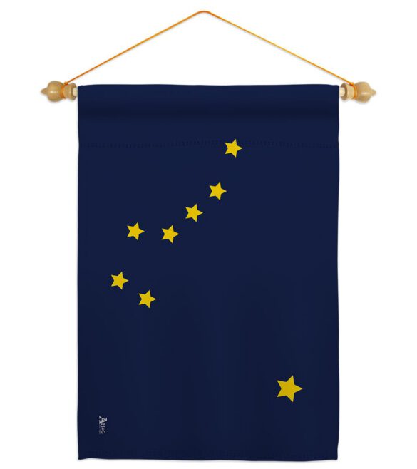 Alaska - States Americana Vertical Impressions Decorative Flags HG140502 Made In USA - Image 24