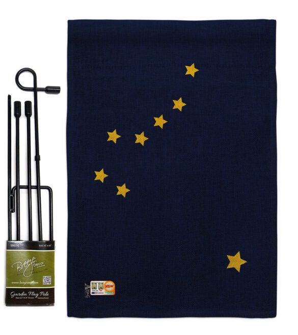 Alaska - States Americana Vertical Impressions Decorative Flags HG140502 Made In USA - Image 10