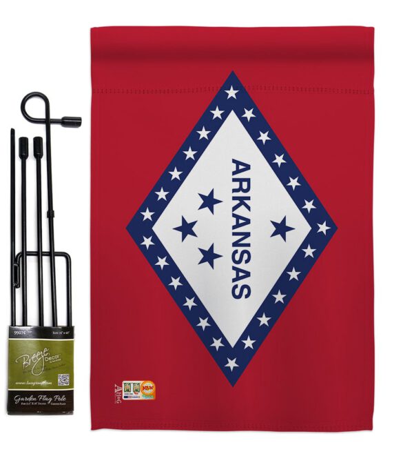 Arkansas - States Americana Vertical Impressions Decorative Flags HG140504 Made In USA - Image 5