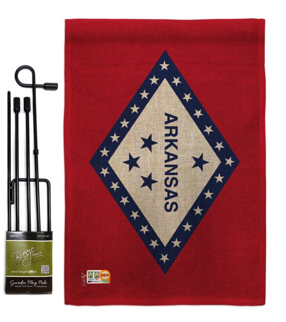 Arkansas - States Americana Vertical Impressions Decorative Flags HG140504 Made In USA - Image 10
