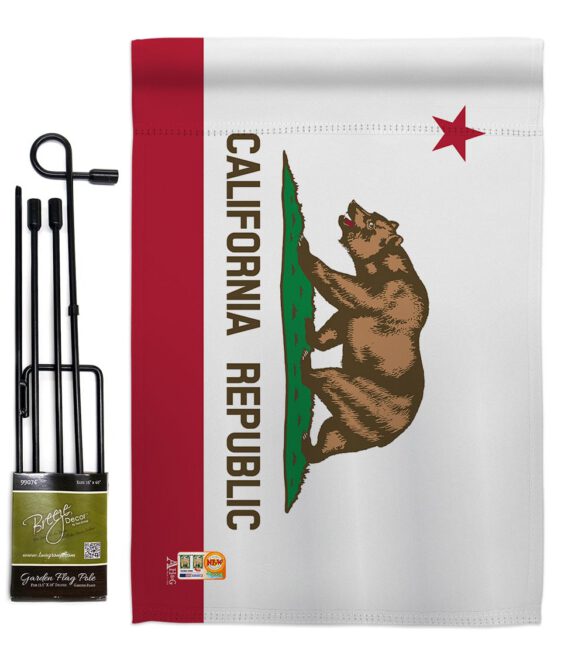 California - States Americana Vertical Impressions Decorative Flags HG140505 Made In USA - Image 4