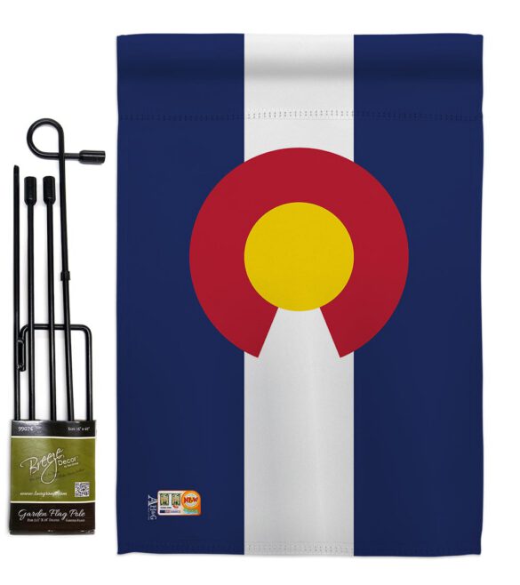 Colorado - States Americana Vertical Impressions Decorative Flags HG140506 Made In USA - Image 4