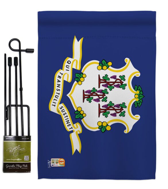 Connecticut - States Americana Vertical Impressions Decorative Flags HG140507 Made In USA - Image 4