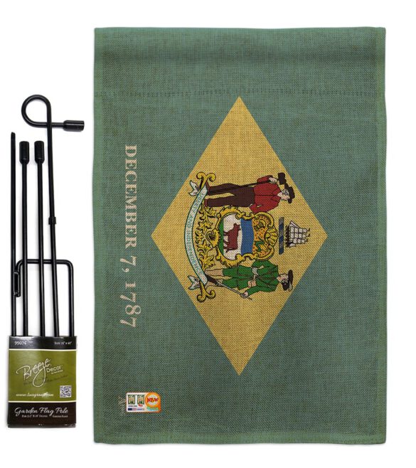 Delaware - States Americana Vertical Impressions Decorative Flags HG140508 Made In USA - Image 9