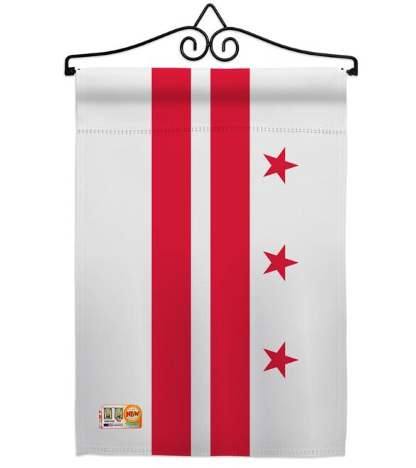 District of Columbia - States Americana Vertical Impressions Decorative Flags HG140509 Made In USA - Image 7