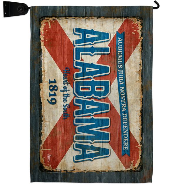 Alabama Vintage - States Americana Vertical Impressions Decorative Flags HG140945 Made In USA - Image 22