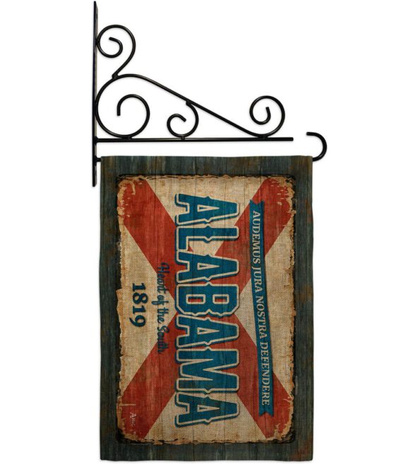 Alabama Vintage - States Americana Vertical Impressions Decorative Flags HG140945 Made In USA - Image 19