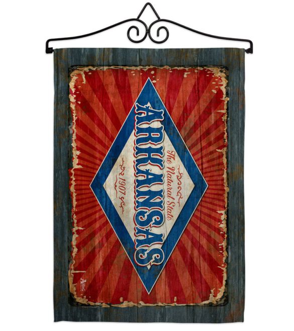 Arkansas Vintage - States Americana Vertical Impressions Decorative Flags HG140948 Made In USA - Image 8