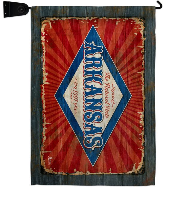 Arkansas Vintage - States Americana Vertical Impressions Decorative Flags HG140948 Made In USA - Image 22