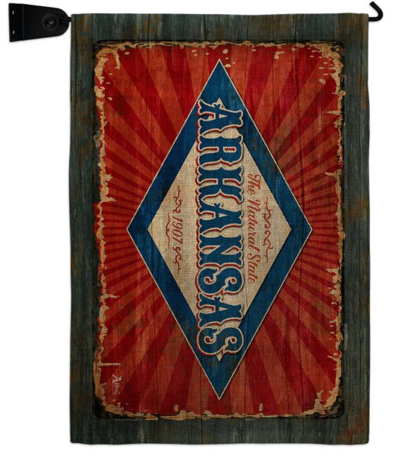 Arkansas Vintage - States Americana Vertical Impressions Decorative Flags HG140948 Made In USA - Image 23